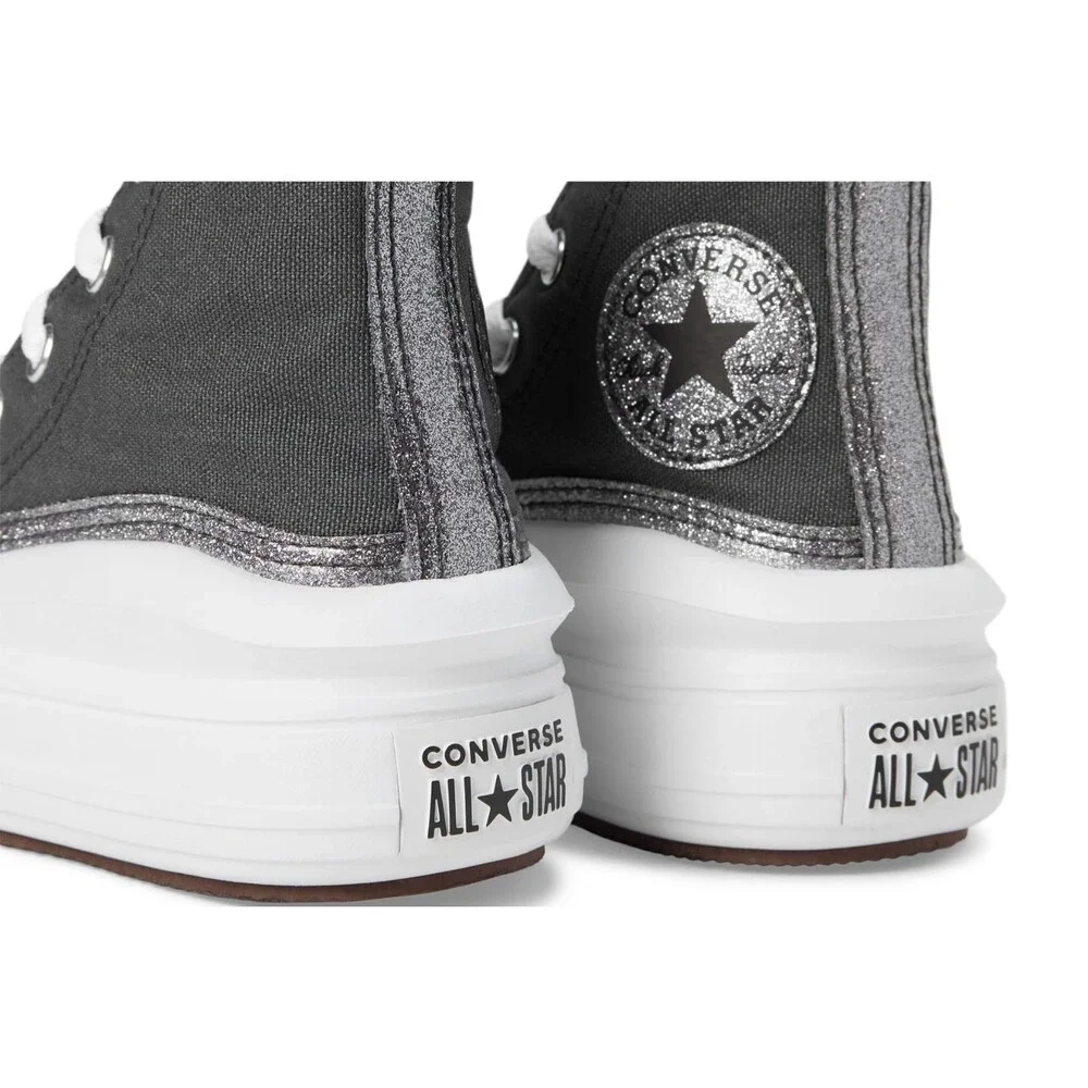 Converse Chuck Taylor All Star Move A09276F Kids 12 Gray Platform Shoes ZOGG3057